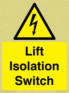 Lift Isolation Switch